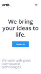 Mobile Screenshot of optis.be
