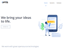Tablet Screenshot of optis.be